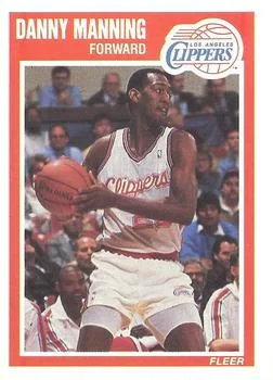 1989-90 Fleer Danny Manning #71 card image