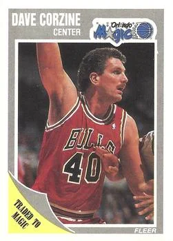 1989-90 Fleer Dave Corzine TR #109 card image