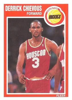 1989-90 Fleer Derrick Chievous #58 card image