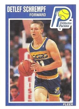 1989-90 Fleer Detlef Schrempf #67 card image