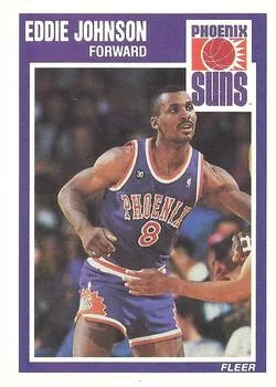 1989-90 Fleer Eddie Johnson #122 card image