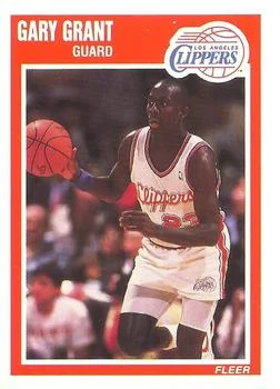 1989-90 Fleer Gary Grant #70 card image