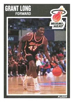 1989-90 Fleer Grant Long #82 card image