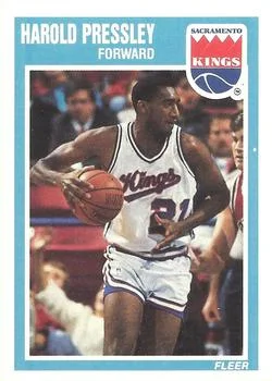 1989-90 Fleer Harold Pressley #137 card image