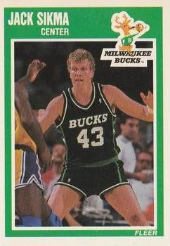 1989-90 Fleer Jack Sikma #91 card image