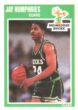 1989-90 Fleer Jay Humphries #86 card image