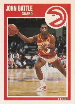 1989-90 Fleer John Battle #1 card image