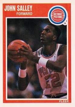 1989-90 Fleer John Salley #51 card image