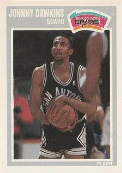 1989-90 Fleer Johnny Dawkins #143 card image