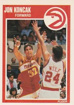 1989-90 Fleer Jon Koncak #2 card image