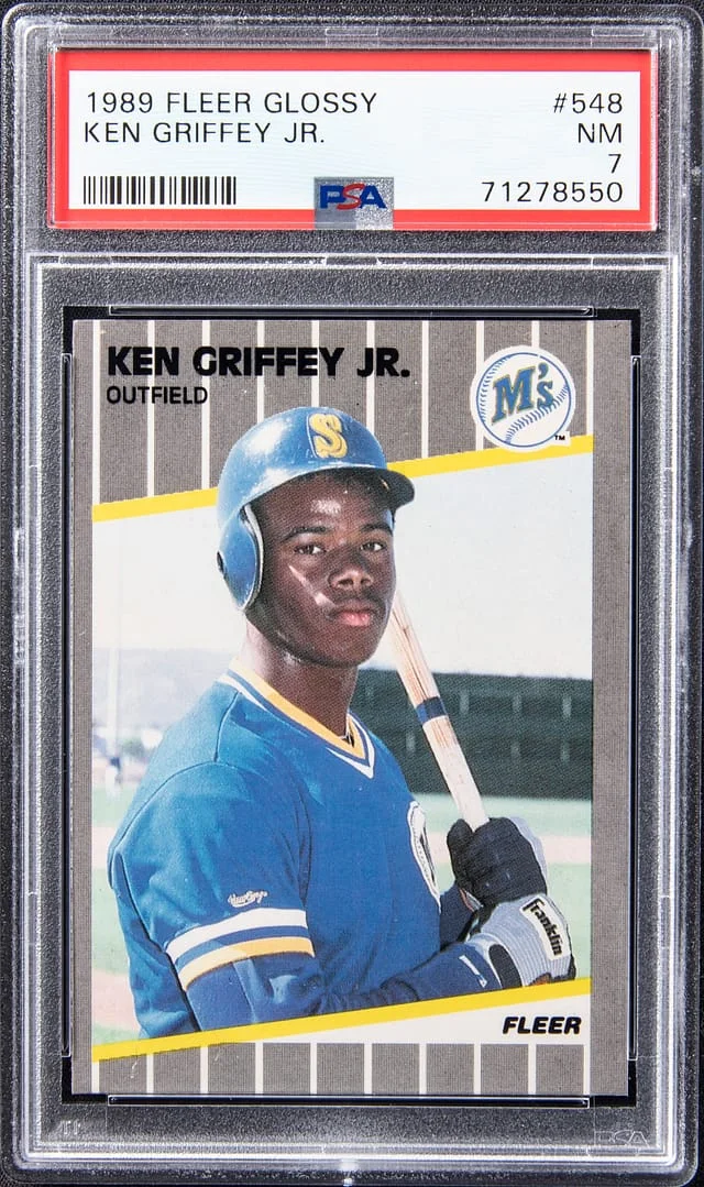 1989-90 Fleer Ken Griffey Jr. Glossy #548 card image