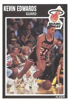 1989-90 Fleer Kevin Edwards #81 card image