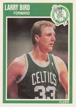 1989-90 Fleer Larry Bird #8 card image