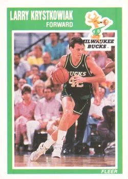 1989-90 Fleer Larry Krystkowiak #87 card image