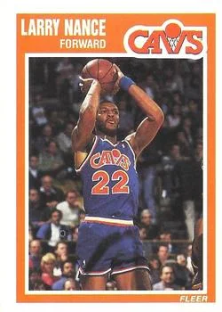 1989-90 Fleer Larry Nance #28 card image
