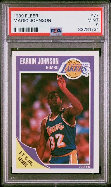 1989-90 Fleer Magic Johnson #77 card image