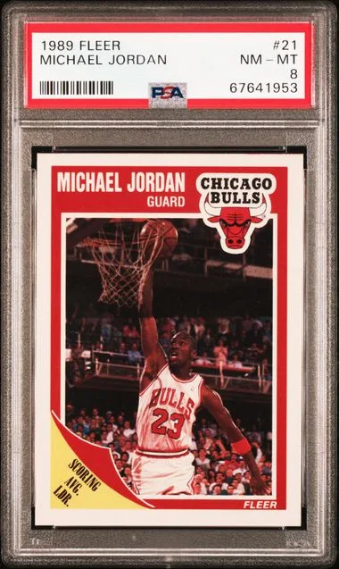 1989-90 Fleer Michael Jordan #21 card image