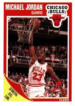 1989-90 Fleer Michael Jordan LL #21 card image