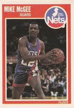 1989-90 Fleer Mike McGee #98 card image