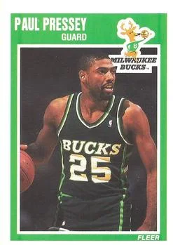 1989-90 Fleer Paul Pressey #89 card image