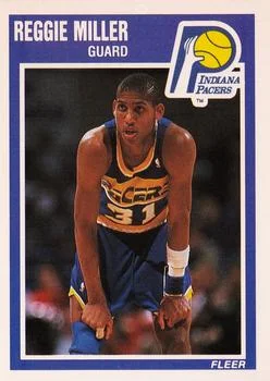 1989-90 Fleer Reggie Miller #65 card image