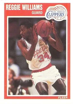 1989-90 Fleer Reggie Williams #74 card image