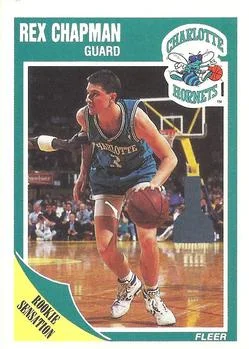 1989-90 Fleer Rex Chapman RS #15 card image