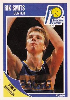 1989-90 Fleer Rik Smits RS #68 card image