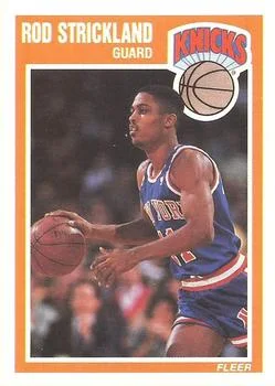 1989-90 Fleer Rod Strickland #104 card image