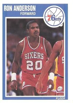 1989-90 Fleer Ron Anderson #112 card image