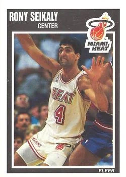 1989-90 Fleer Rony Seikaly #83 card image