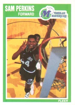 1989-90 Fleer Sam Perkins #36 card image