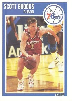 1989-90 Fleer Scott Brooks #114 card image
