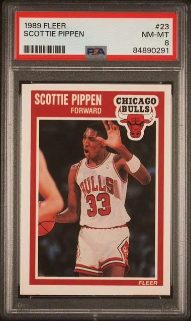 1989-90 Fleer Scottie Pippen #23 card image