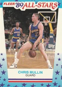 1989-90 Fleer Chris Mullin Stickers #9 card image