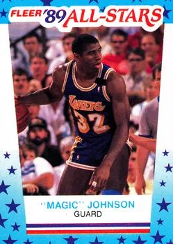 1989-90 Fleer Magic Johnson Stickers #5 card image