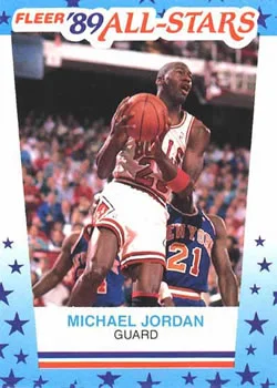 1989-90 Fleer Michael Jordan Stickers #3 card image