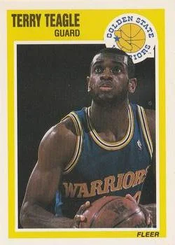 1989-90 Fleer Terry Teagle #57 card image