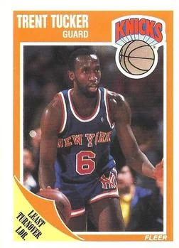 1989-90 Fleer Trent Tucker LL #105 card image