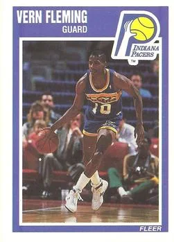 1989-90 Fleer Vern Fleming #64 card image