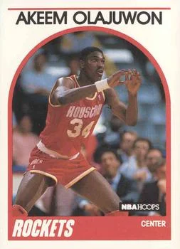 1989-90 Hoops Akeem Olajuwon #180 card image