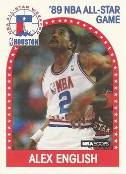 1989-90 Hoops Alex English #133 card image