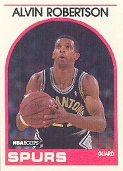 1989-90 Hoops Alvin Robertson SP #5 card image