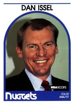 1989-90 Hoops Dan Issel Color Analyst [Announcers] Announcers #NNO card image