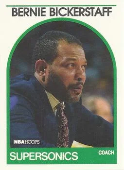 1989-90 Hoops Bernie Bickerstaff Head Coach #269b card image