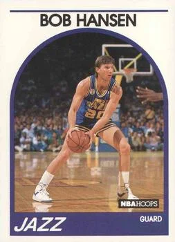 1989-90 Hoops Bob Hansen UERUER: Drafted 1984 #27 card image