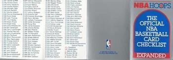 1989-90 Hoops Checklist: 1-353 CLExpanded [Checklists] Checklists #NNO card image