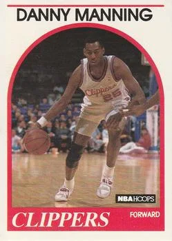 1989-90 Hoops Danny Manning #40 card image