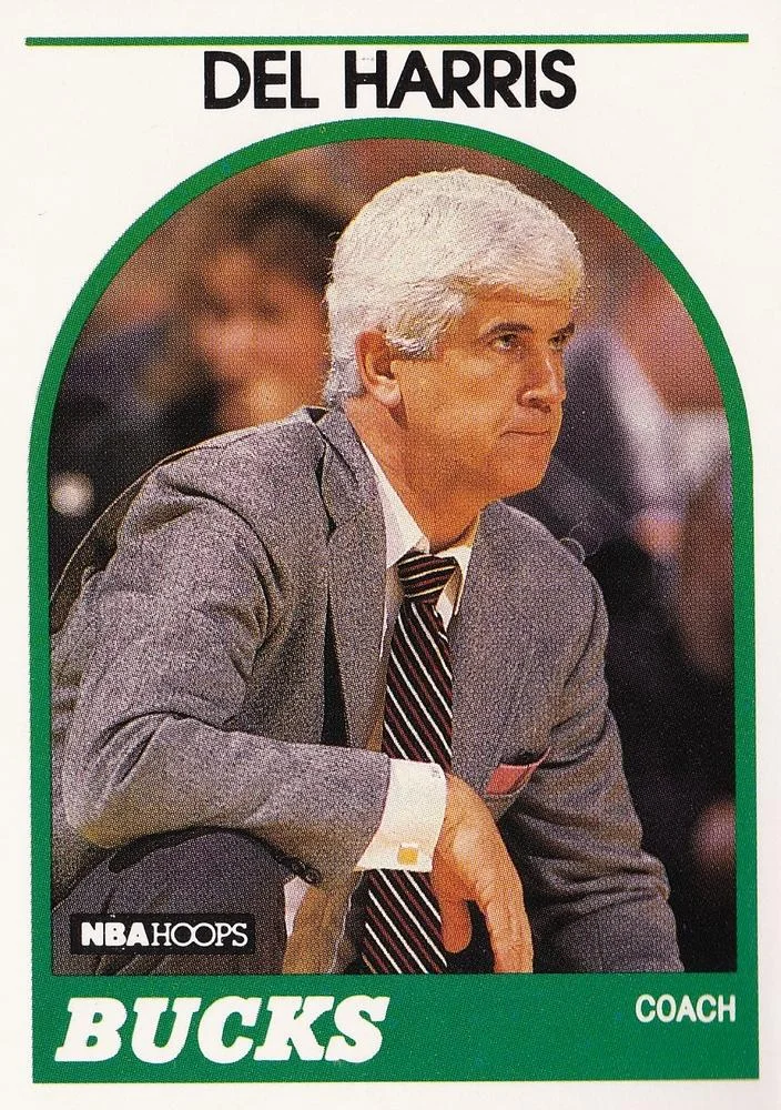 1989-90 Hoops Del Harris Head Coach #126 card image