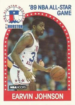 1989-90 Hoops Earvin Johnson #166 card image